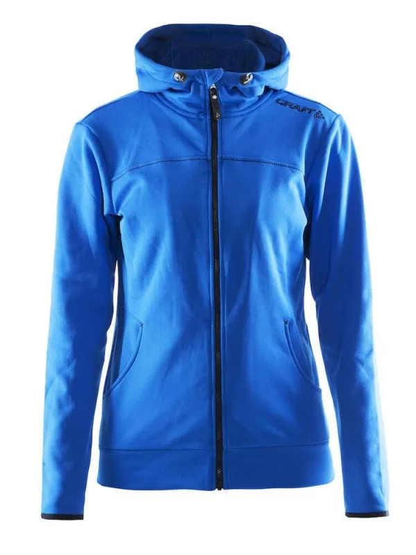 Women's Leisure Full Zip Hood - SWEDEN BLUE sold by Craft Sportswear