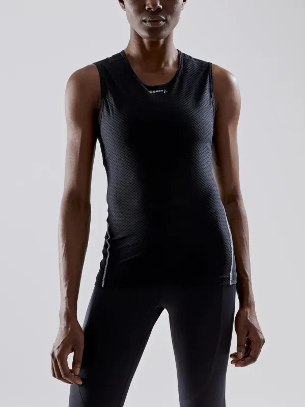 WOMEN'S COOL MESH SUPERLIGHT SLEEVELESS  - Black sold by Craft Sportswear