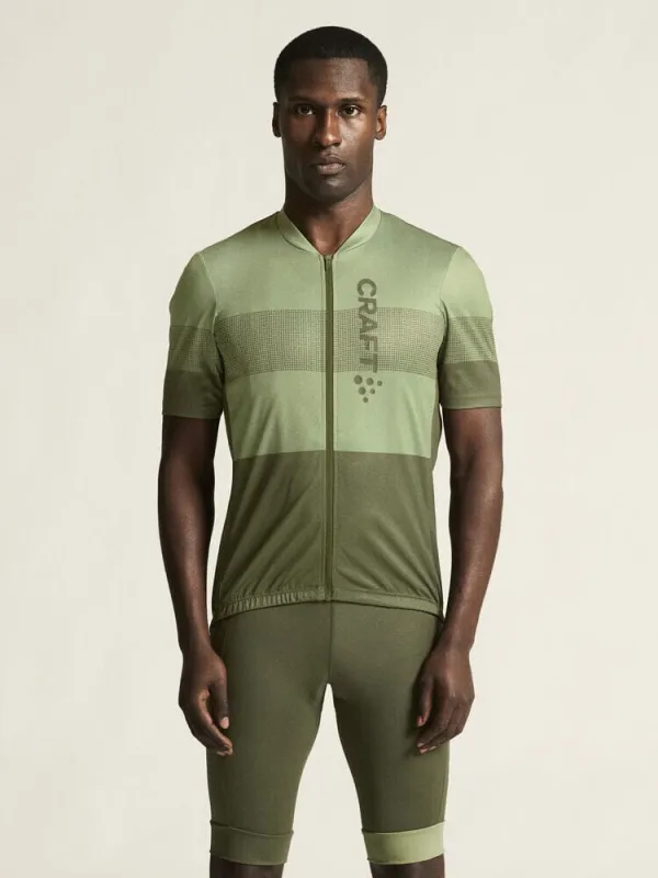 Men's Core Endur Logo Jersey - JUNIPER/FOREST GREEN sold by Craft Sportswear