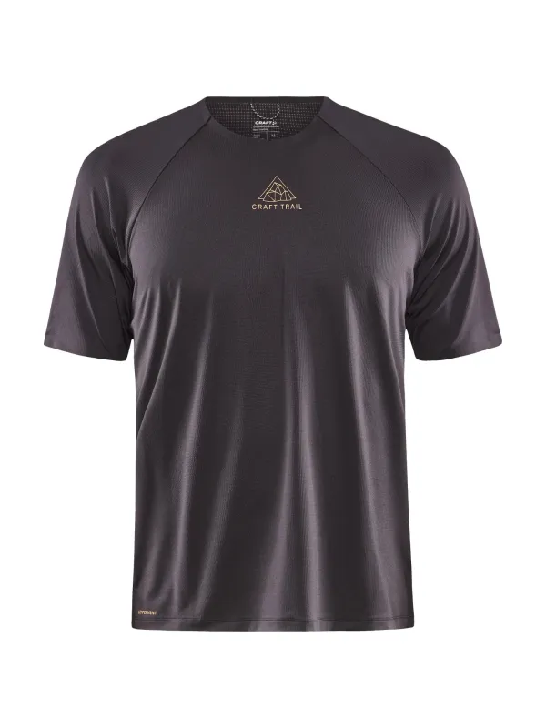 MEN'S PRO TRAIL RUNNING SHORT SLEEVE TEE - SLATE sold by Craft Sportswear