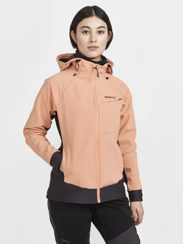 Women's ADV Backcountry Hybrid Jacket - GLOW-SLATE sold by Craft Sportswear