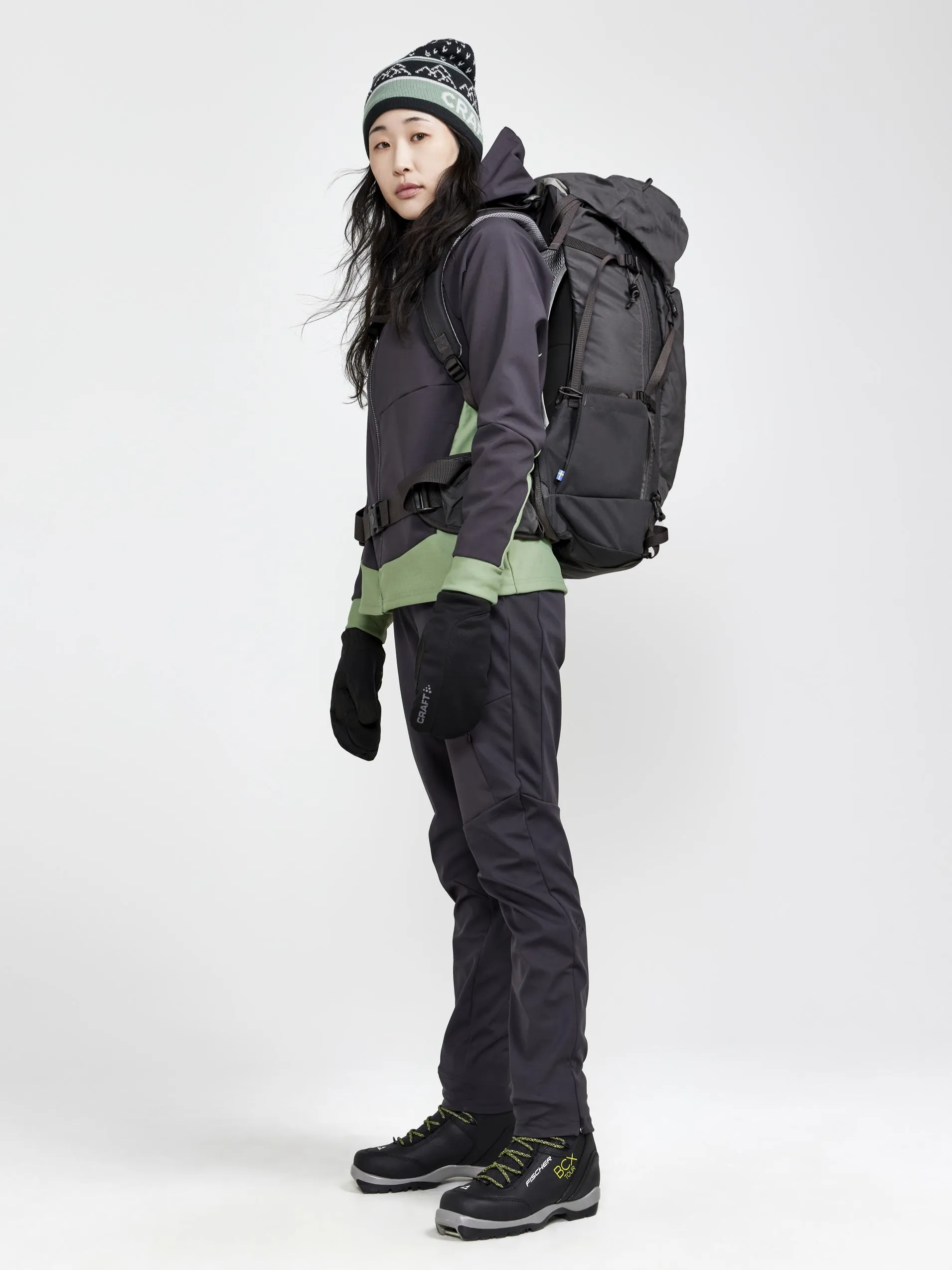 Women's ADV Backcountry Hybrid Jacket - SLATE-JADE sold by Craft Sportswear