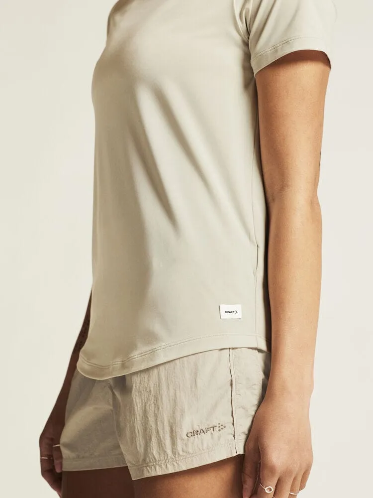 Women's Collective Short Sleeve Tee - Plaster sold by Craft Sportswear