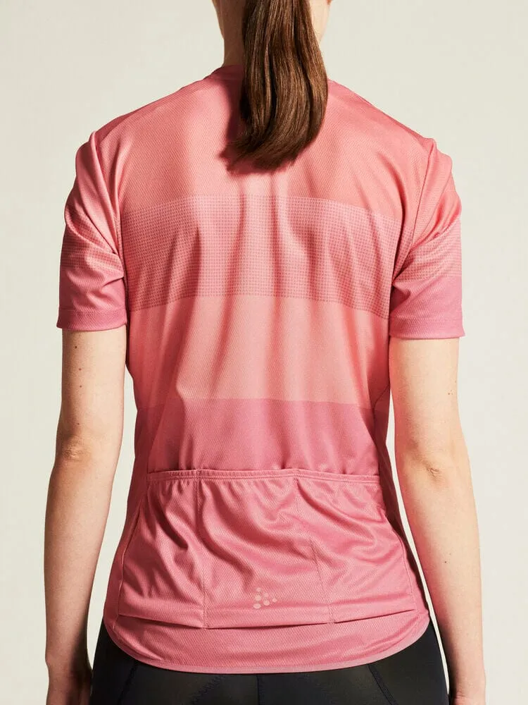 Women's Core Endur Logo Jersey - WILD ROSE/PEONY sold by Craft Sportswear product image thumbnail 4
