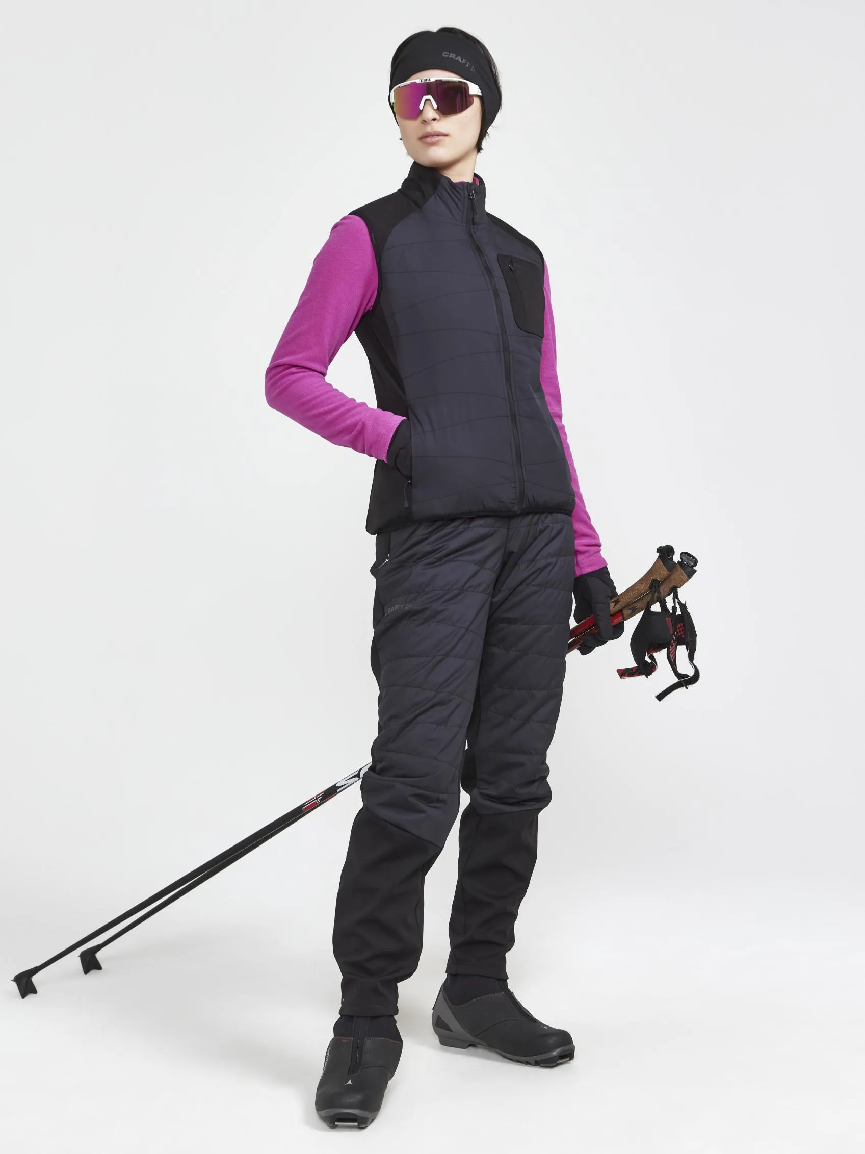 Women's CORE Xc Ski Training Insulate Pants - Black sold by Craft Sportswear product image thumbnail 3