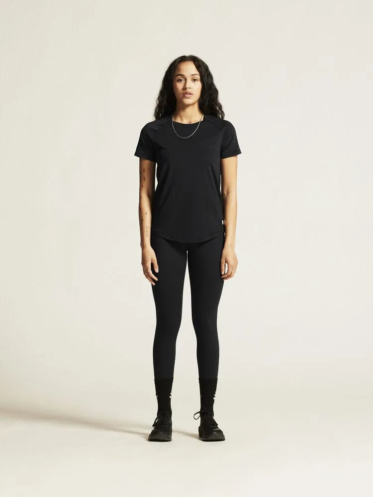 Women's Collective Short Sleeve Tee - Black sold by Craft Sportswear