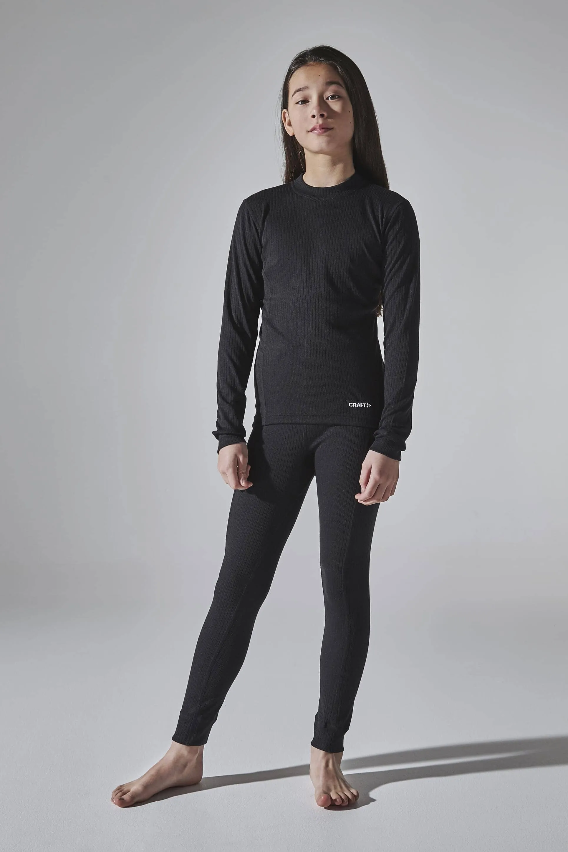 Kids Core Dry Baselayer Set - Black sold by Craft Sportswear