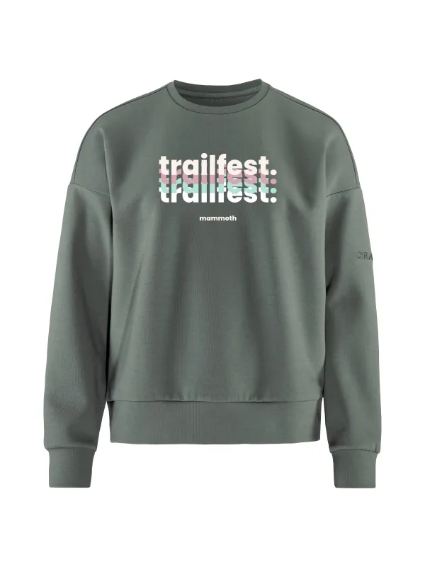 Mammoth Trailfest Women's ADV Join Sweatshirt - Leaf sold by Craft Sportswear