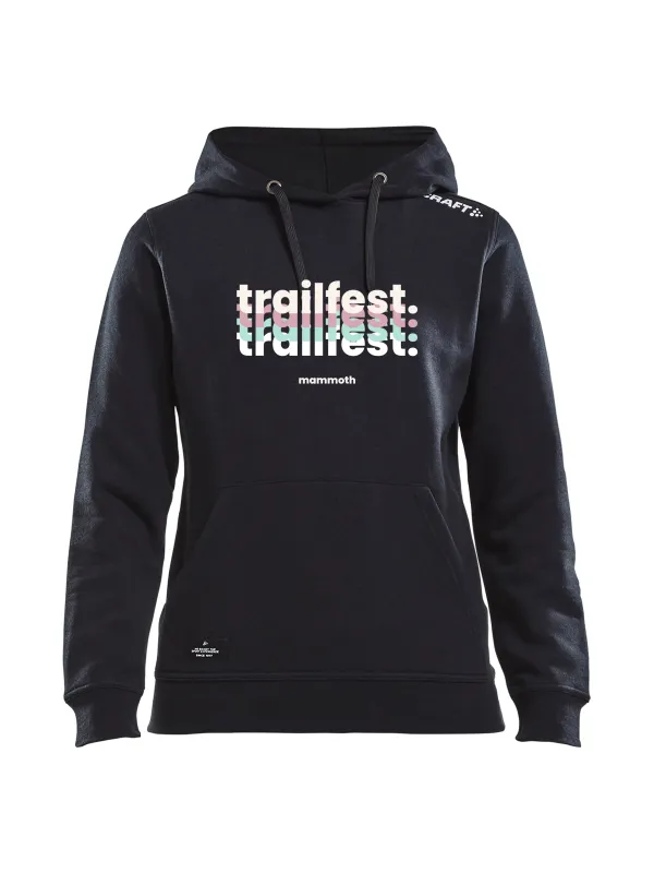 Mammoth Trailfest Women's Community Hoodie - Black sold by Craft Sportswear