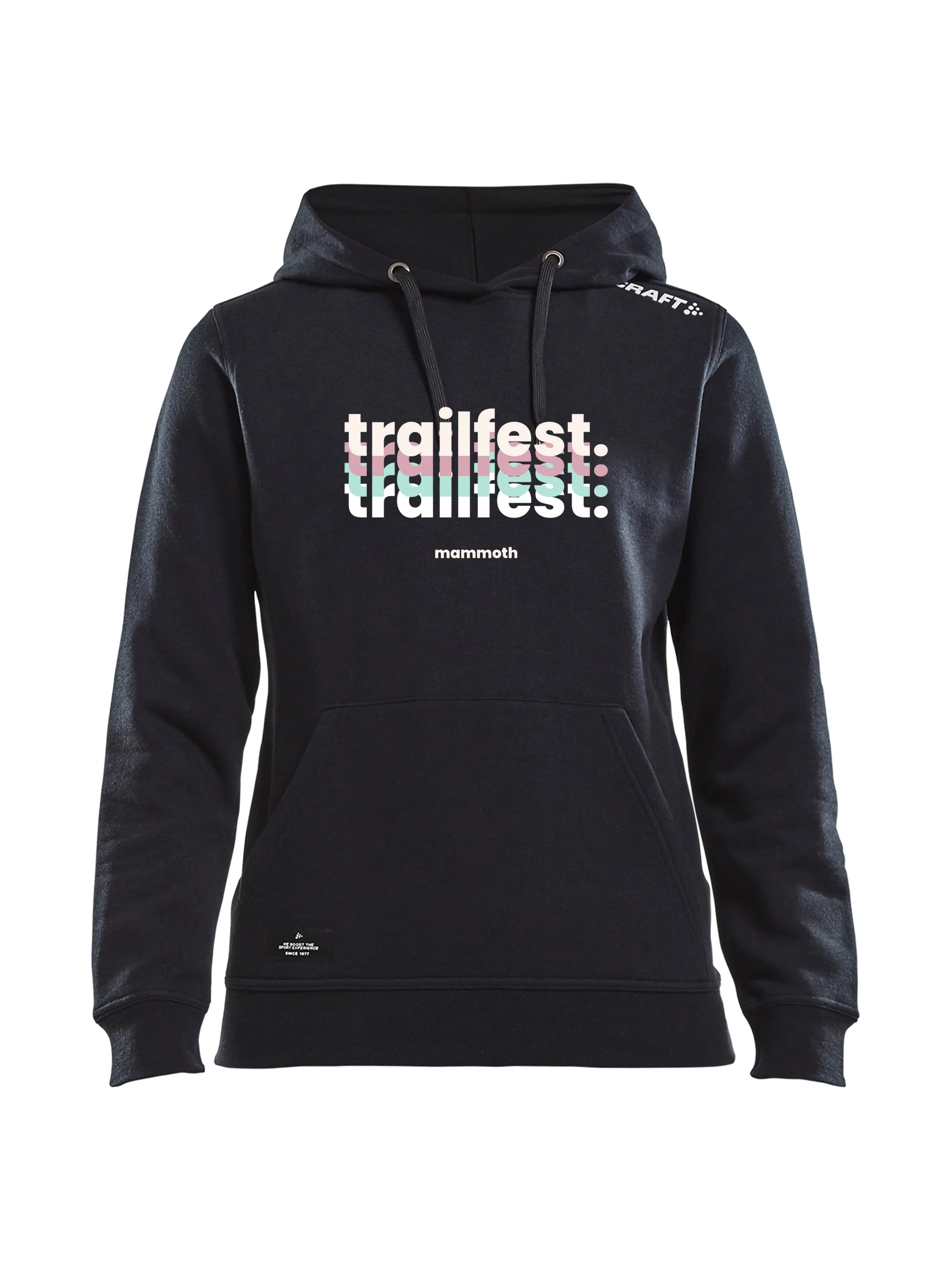Mammoth Trailfest Women's Community Hoodie - Black sold by Craft Sportswear