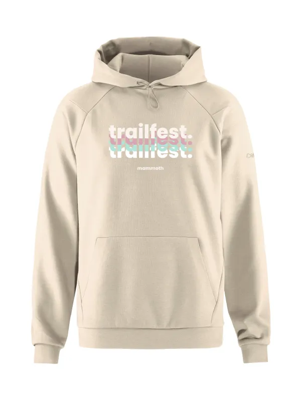 Mammoth Trailfest Men's ADV Join Hoodie - Plaster sold by Craft Sportswear