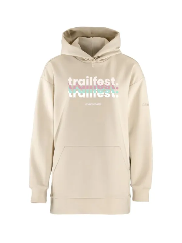 Mammoth Trailfest Women's ADV Join Long Hoodie - Plaster sold by Craft Sportswear