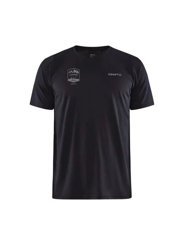 Mammoth Trailfest Men's Collective Bi-Blend SS Tee - Black sold by Craft Sportswear