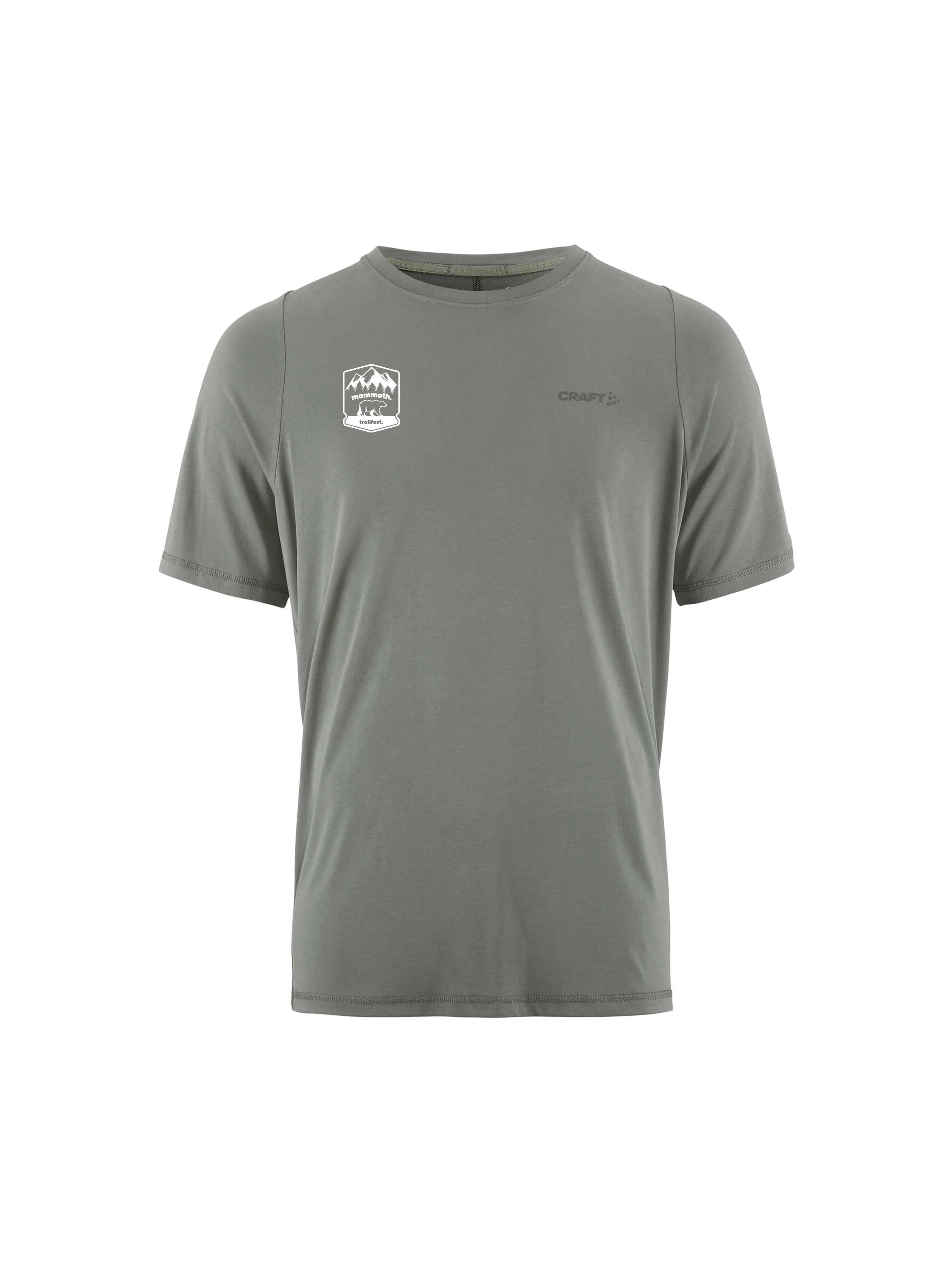 Mammoth Trailfest Men's Collective Bi-Blend SS Tee - Leaf sold by Craft Sportswear