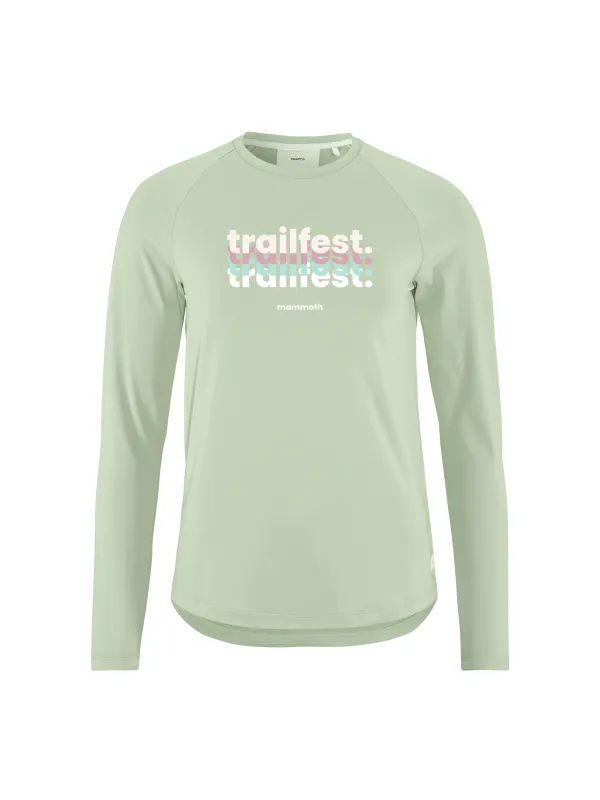 Mammoth Trailfest Women's Collective LS Tee - Glacial sold by Craft Sportswear