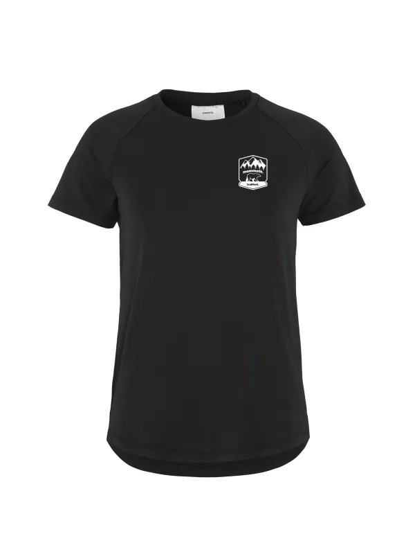 Mammoth Trailfest Women's Collective SS Tee - Black sold by Craft Sportswear