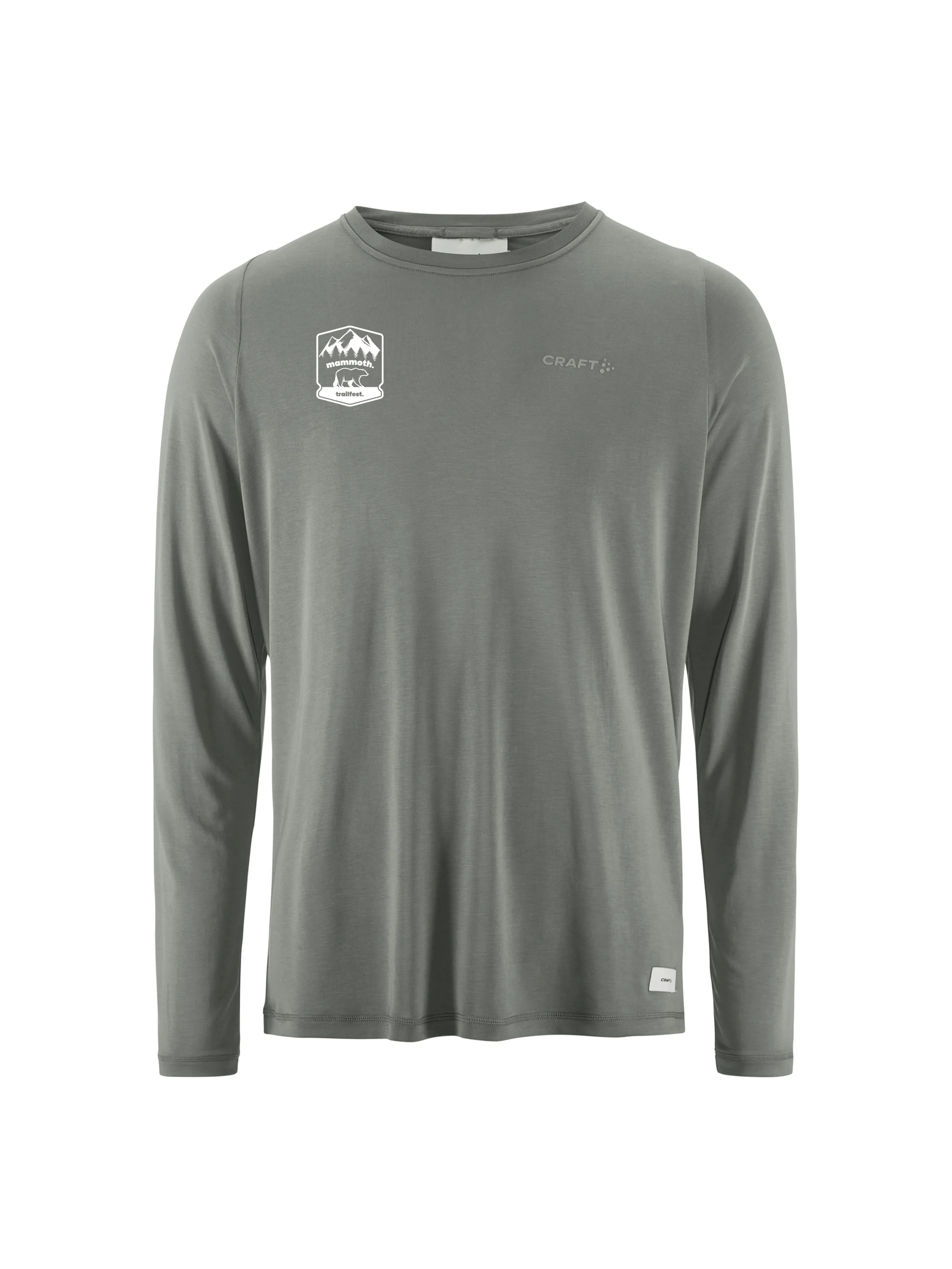 Mammoth Trailfest Men's Collective Bi-Blend LS Tee - Leaf sold by Craft Sportswear