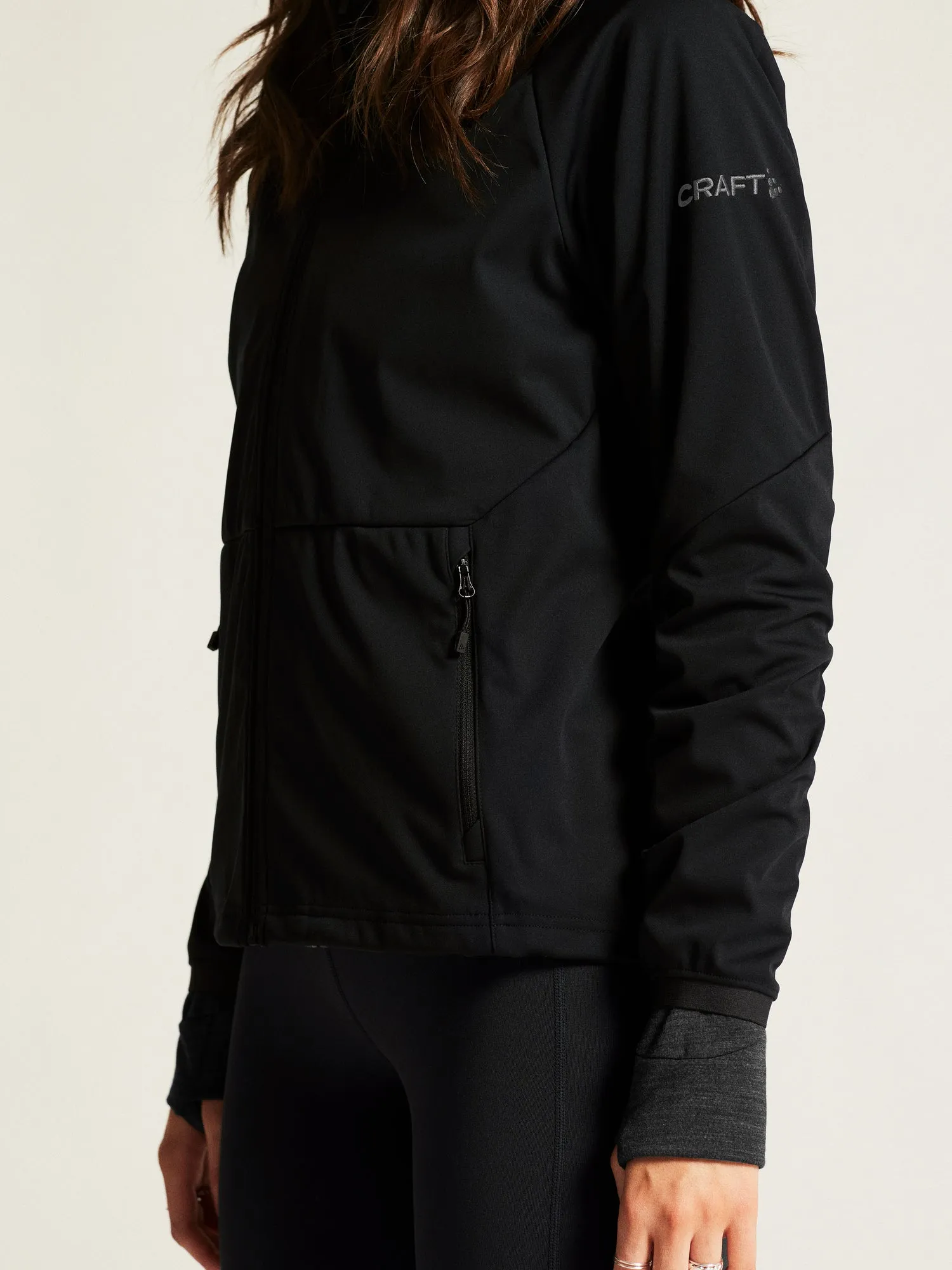 Women's Core Explore Softshell Jacket 2 - Black sold by Craft Sportswear product image thumbnail 4