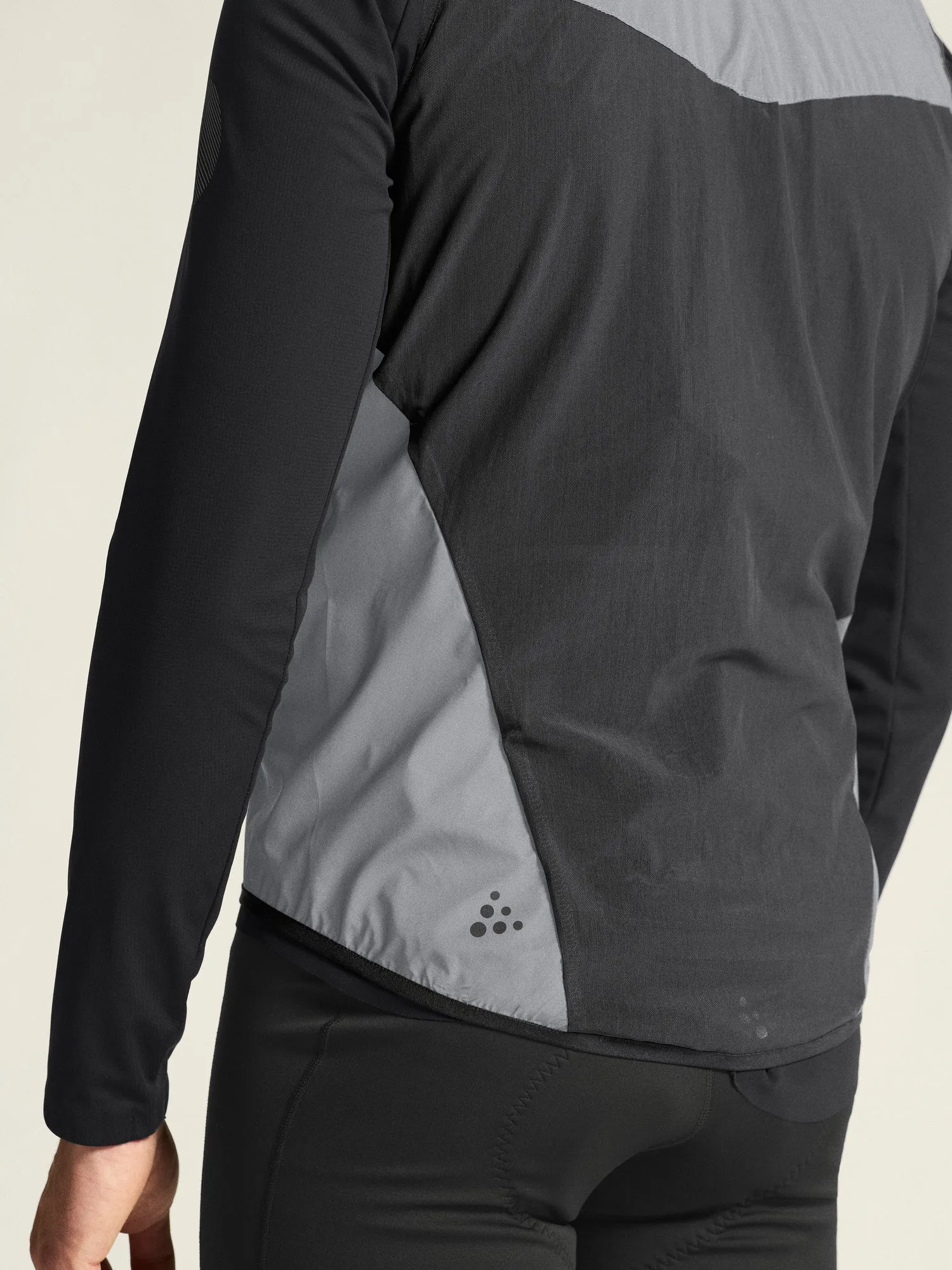Men's ADV Essence Lumen Wind Running Vest - SILVER/BLACK sold by Craft Sportswear product image thumbnail 4