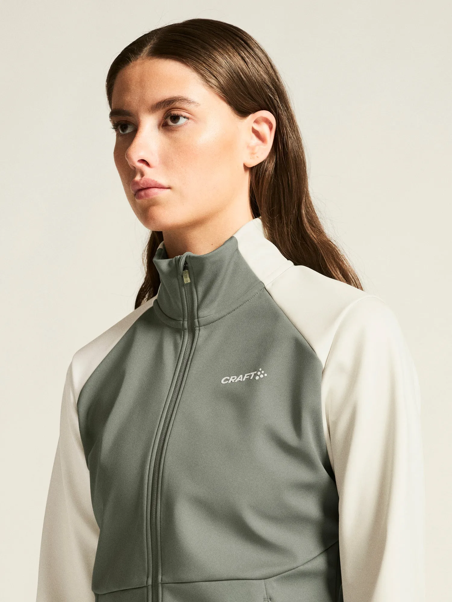 Women's Core XC Ski Training Jacket - Leaf/Tofu sold by Craft Sportswear product image thumbnail 3