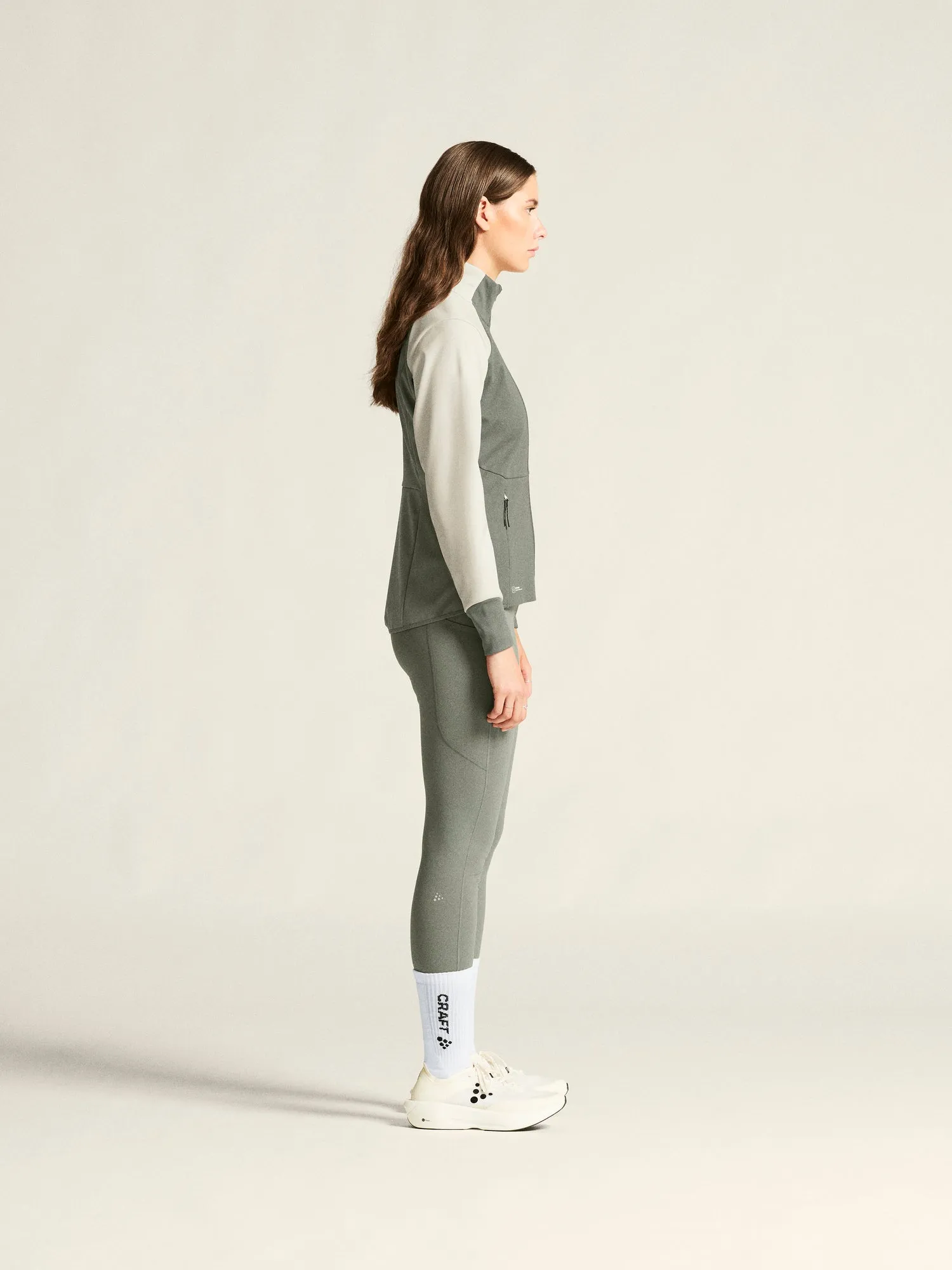 Women's Core XC Ski Training Jacket - Leaf/Tofu sold by Craft Sportswear product image thumbnail 4