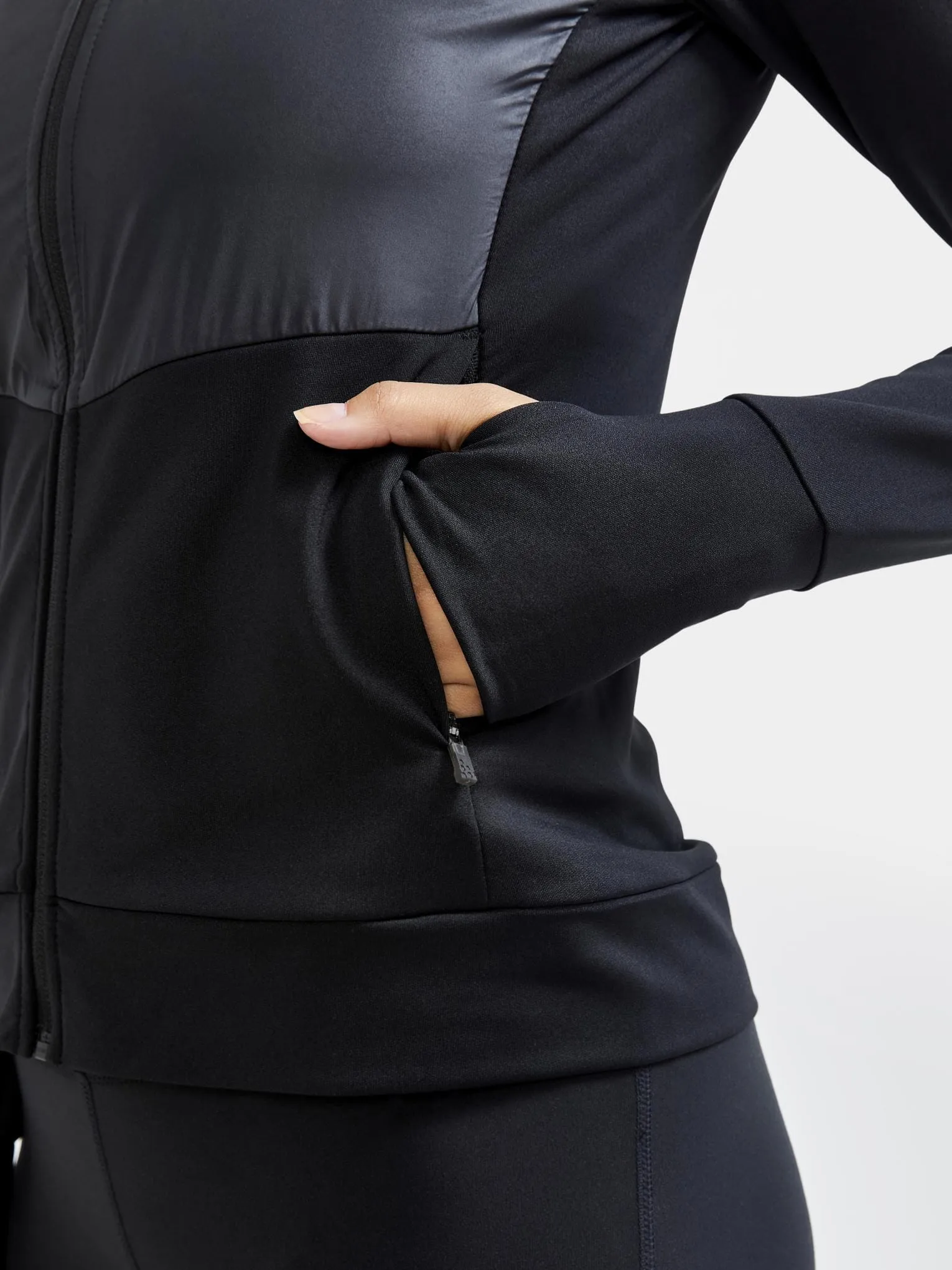 WOMEN'S ADV CHARGE JERSEY HOOD JACKET - Black sold by Craft Sportswear product image thumbnail 3