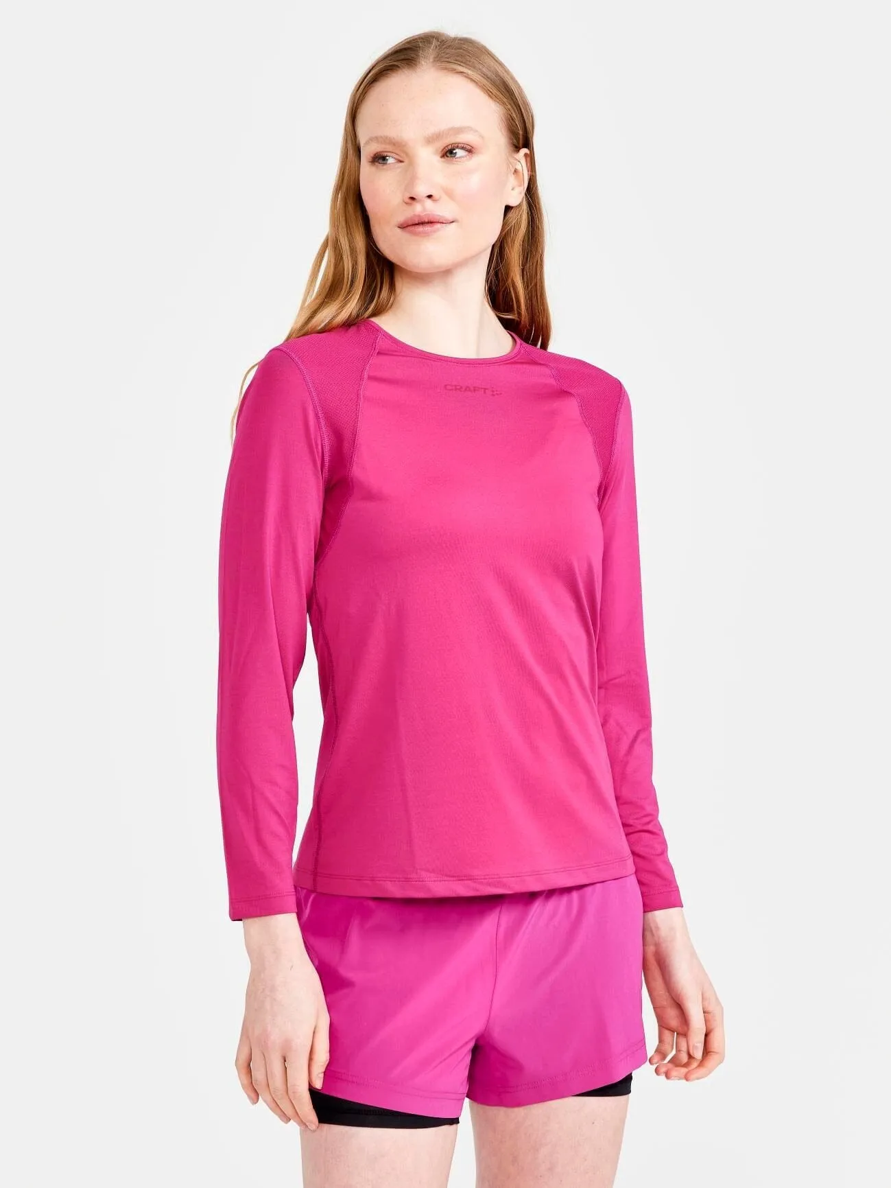 WOMEN'S ADV ESSENCE LONG SLEEVE TRAINING TEE - ROXO sold by Craft Sportswear