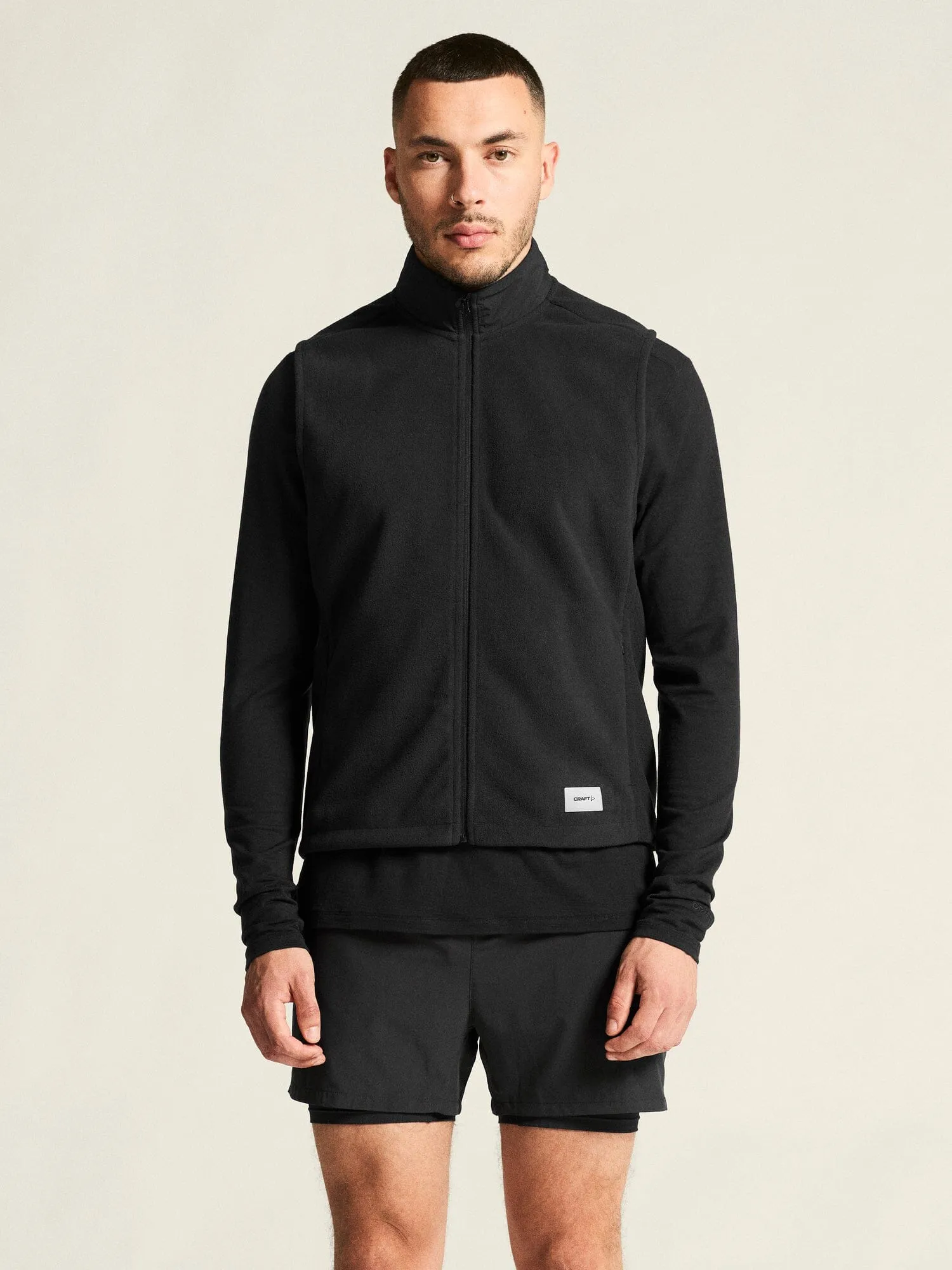 Men's SubZ Fleece Running Vest - Black sold by Craft Sportswear product image thumbnail 2