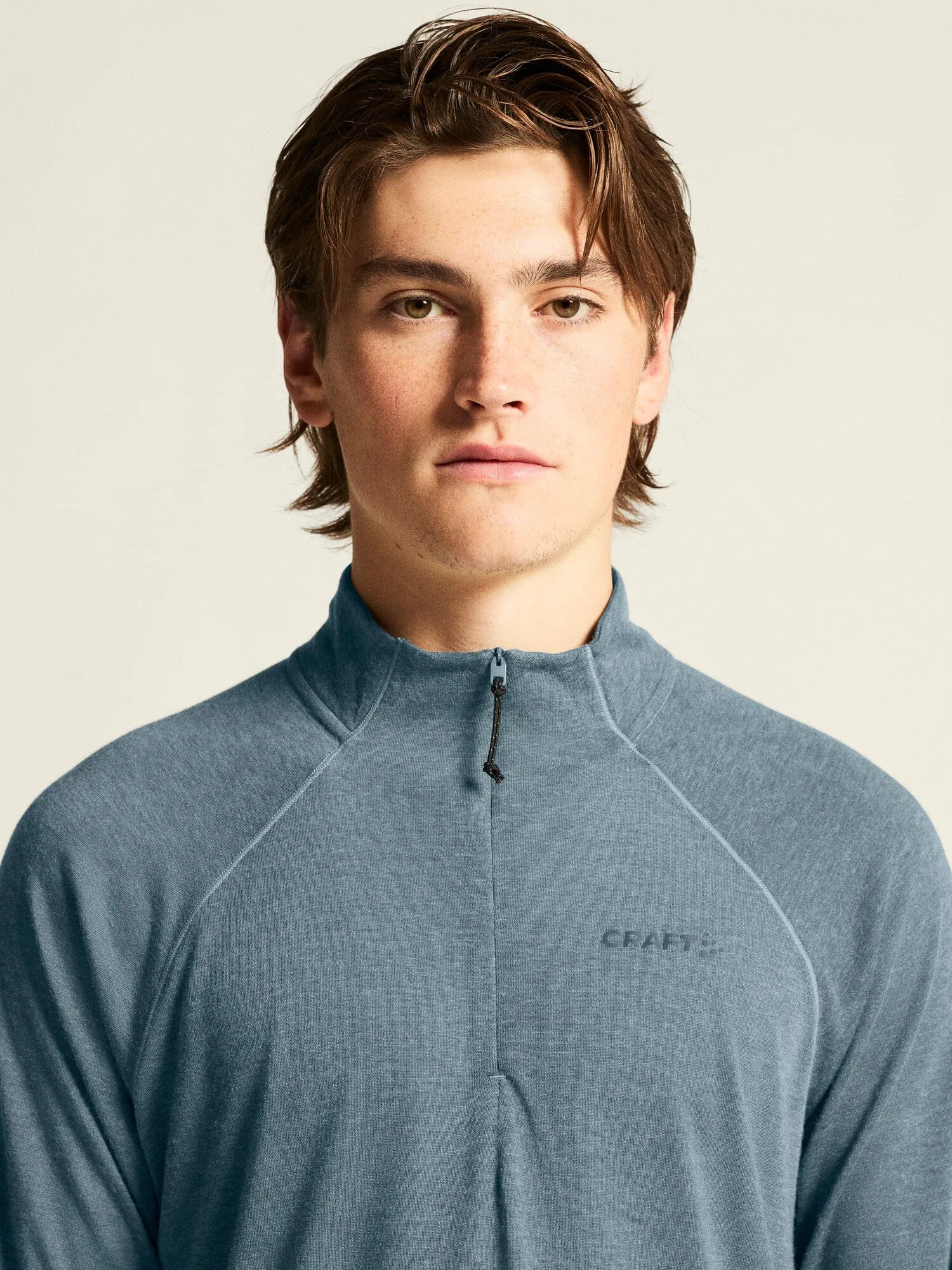 Men's ADV SubZ Wool Long Sleeve Tee 3 - Real/Melange sold by Craft Sportswear product image thumbnail 3