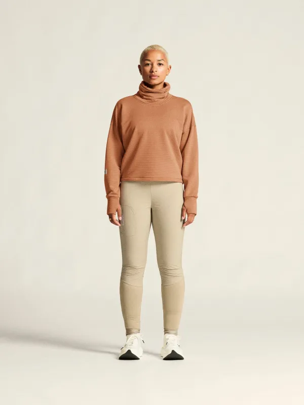 Women's SubZ Funnelneck Running Jersey - Syrup sold by Craft Sportswear