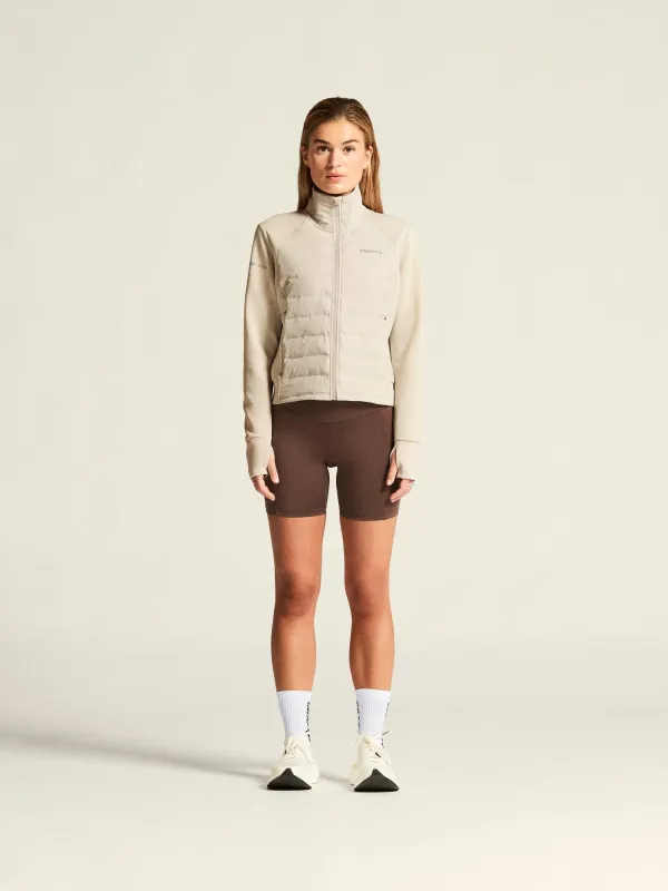 Women's SubZ Running Jacket 4 - Plaster sold by Craft Sportswear