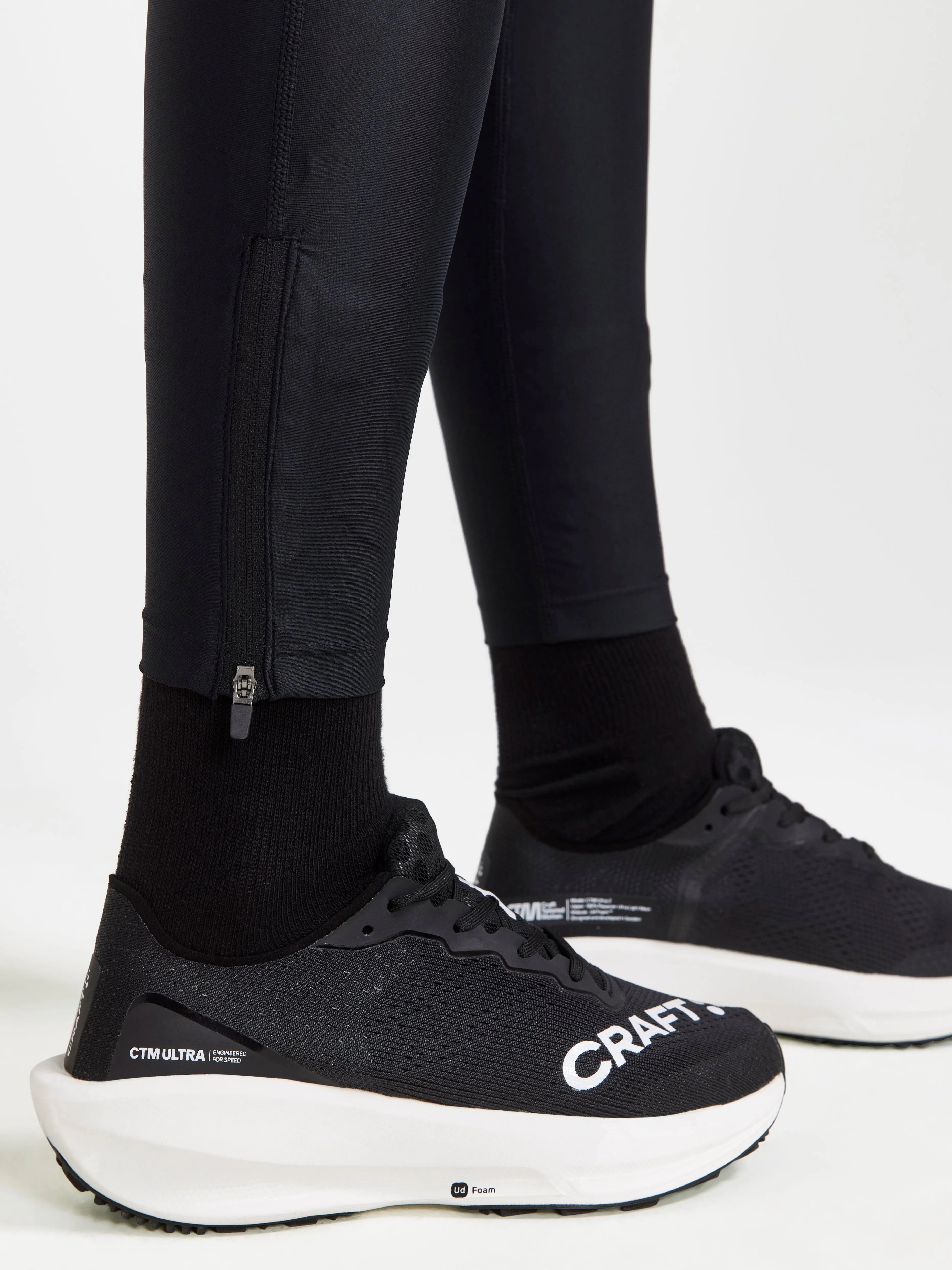 Women's ADV Essence Training Zip Tights - Black sold by Craft Sportswear product image thumbnail 5