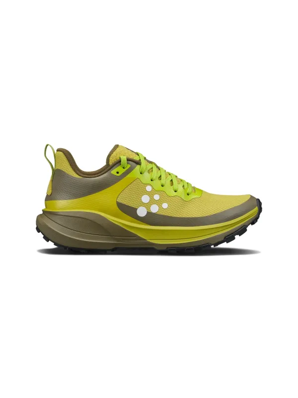Men's Pure Trail X Running Shoe - Roots/Contrast Green sold by Craft Sportswear