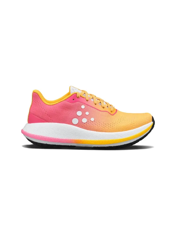 Women's Pacer 2 Running Shoe - Apricot/Contrast Pink sold by Craft Sportswear