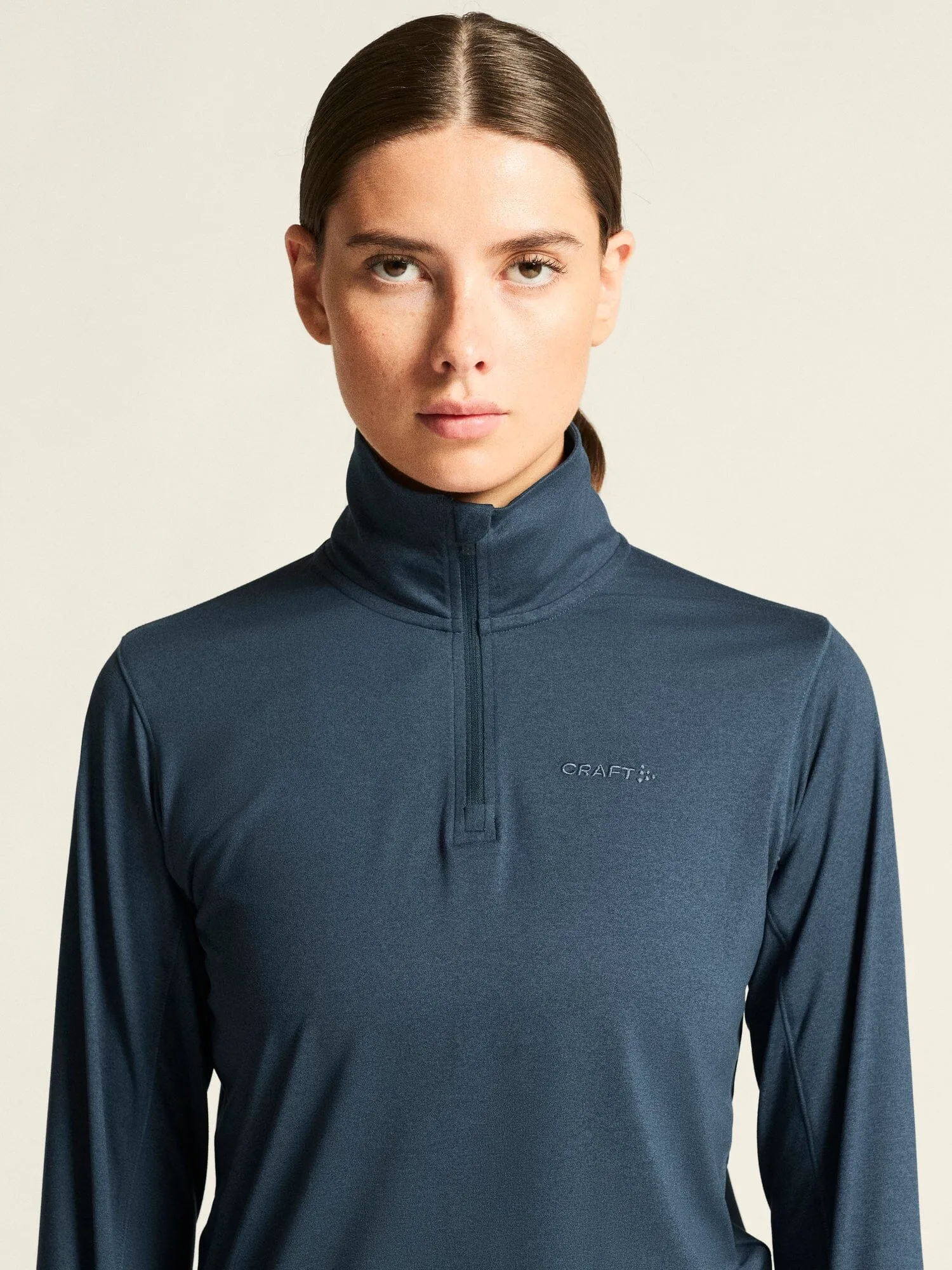 Women's Flow HZ LS - NORTH/MELANGE sold by Craft Sportswear product image thumbnail 3