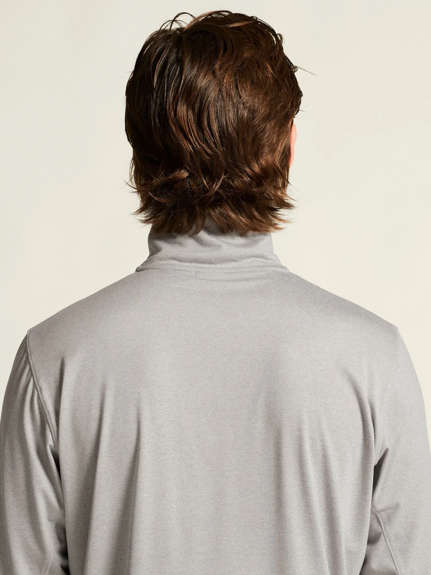 Men's Flow HZ LS - Grey Melange sold by Craft Sportswear product image thumbnail 5