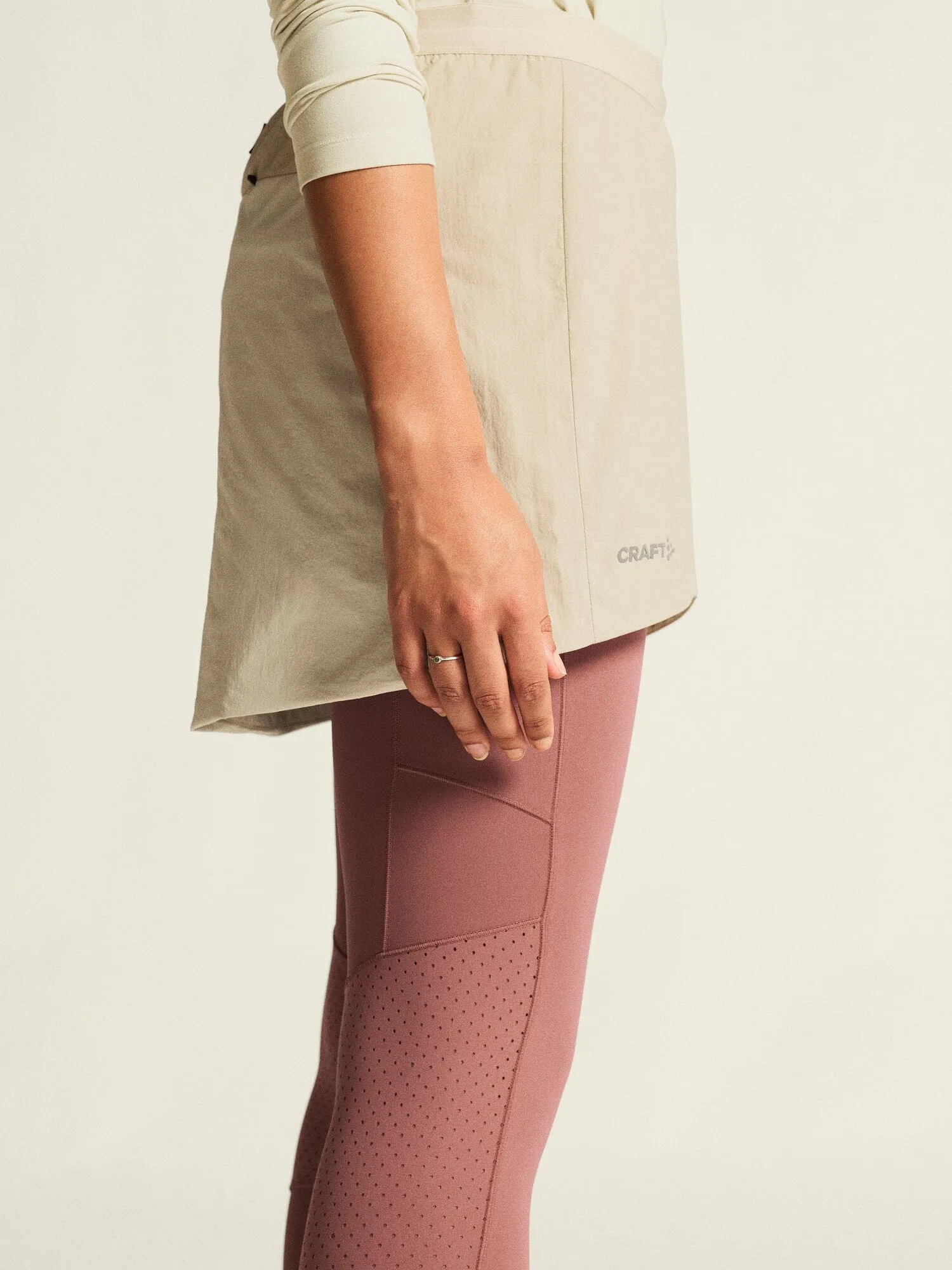 Women's SubZ Running Skirt 4 - PLASTER sold by Craft Sportswear product image thumbnail 4