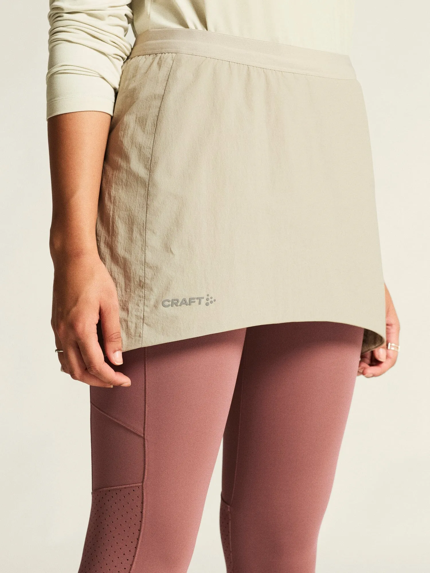 Women's SubZ Running Skirt 4 - PLASTER sold by Craft Sportswear product image thumbnail 3