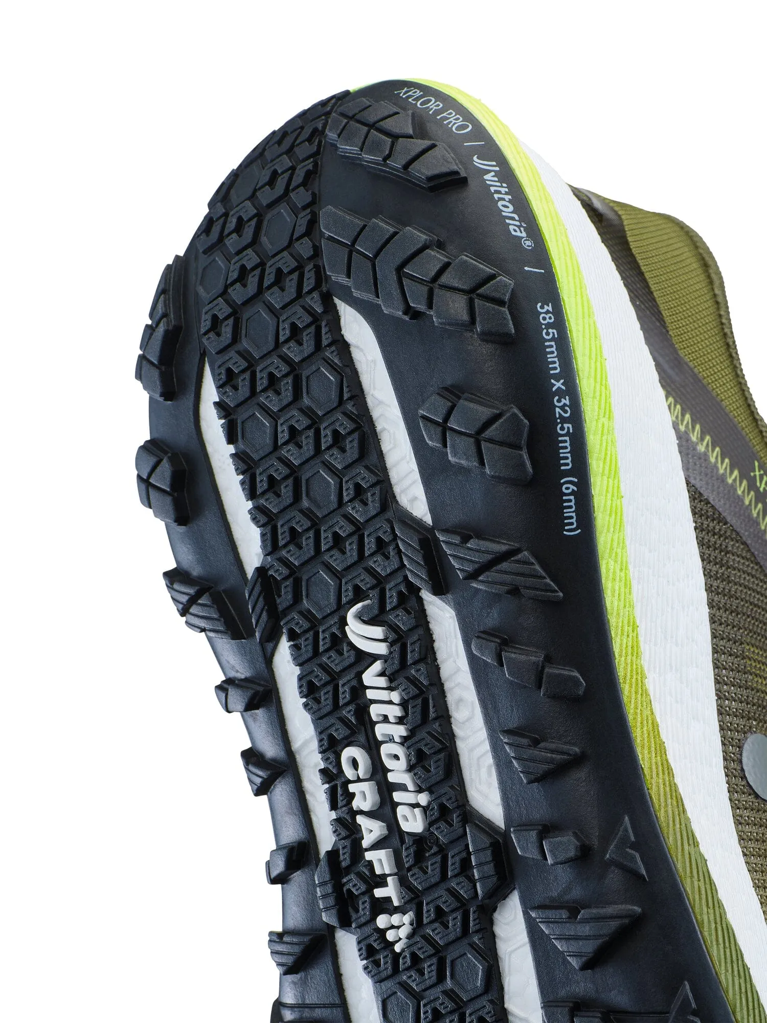 Women's Xplor Pro Gravel Running Shoe - Leaf/Contrast Yellow sold by Craft Sportswear product image thumbnail 4