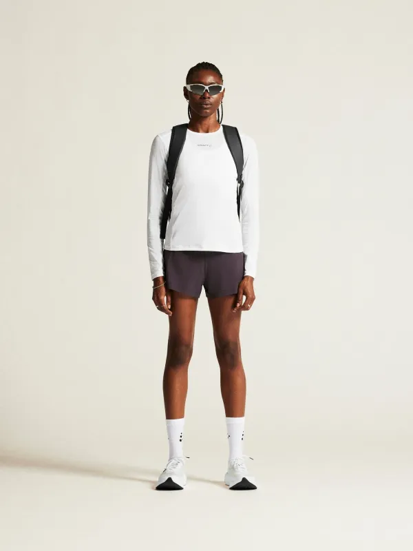 Women's ADV Essence Long Sleeve Tee 2.0 - WHITE made by Craft Sportswear