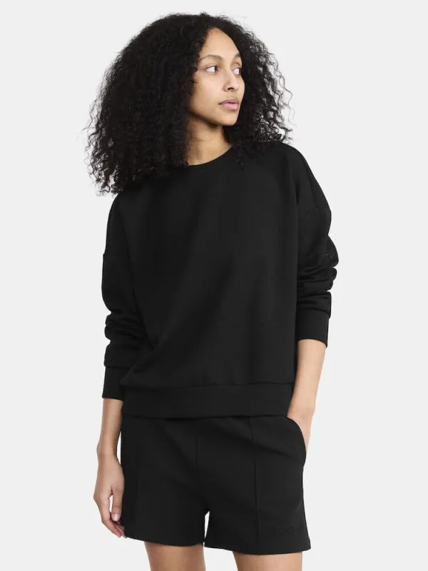 Women's ADV Join RN Sweatshirt - Black made by Craft Sportswear