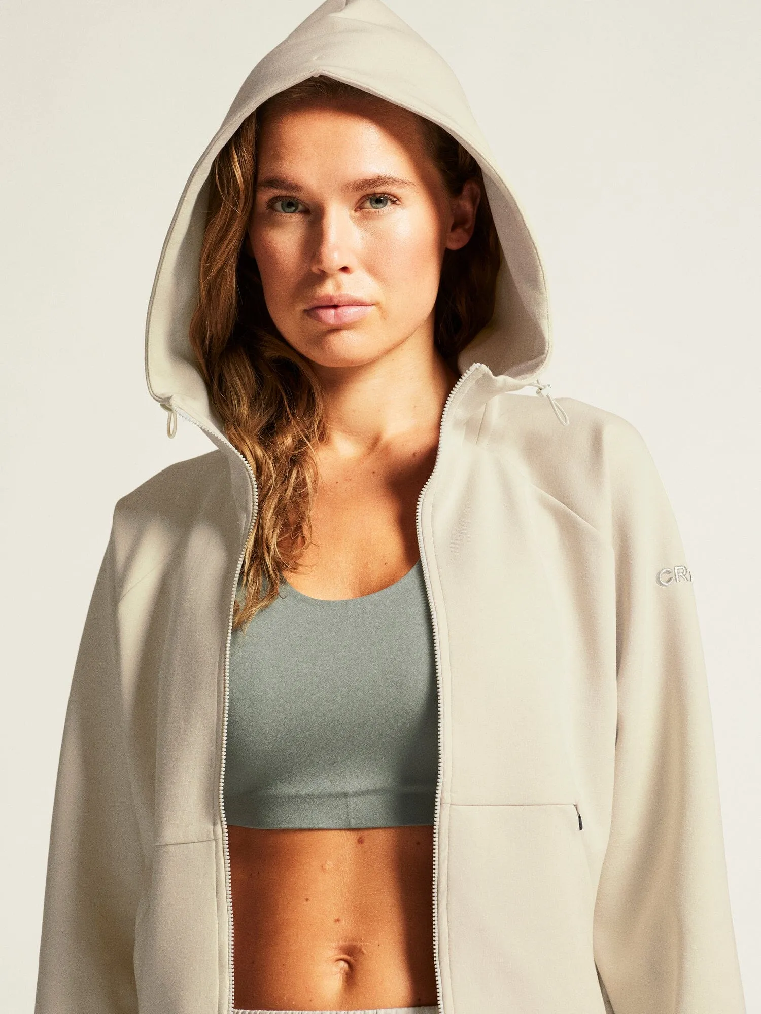 Women's Adv Join FZ Hoodie - Plaster sold by Craft Sportswear product image thumbnail 4