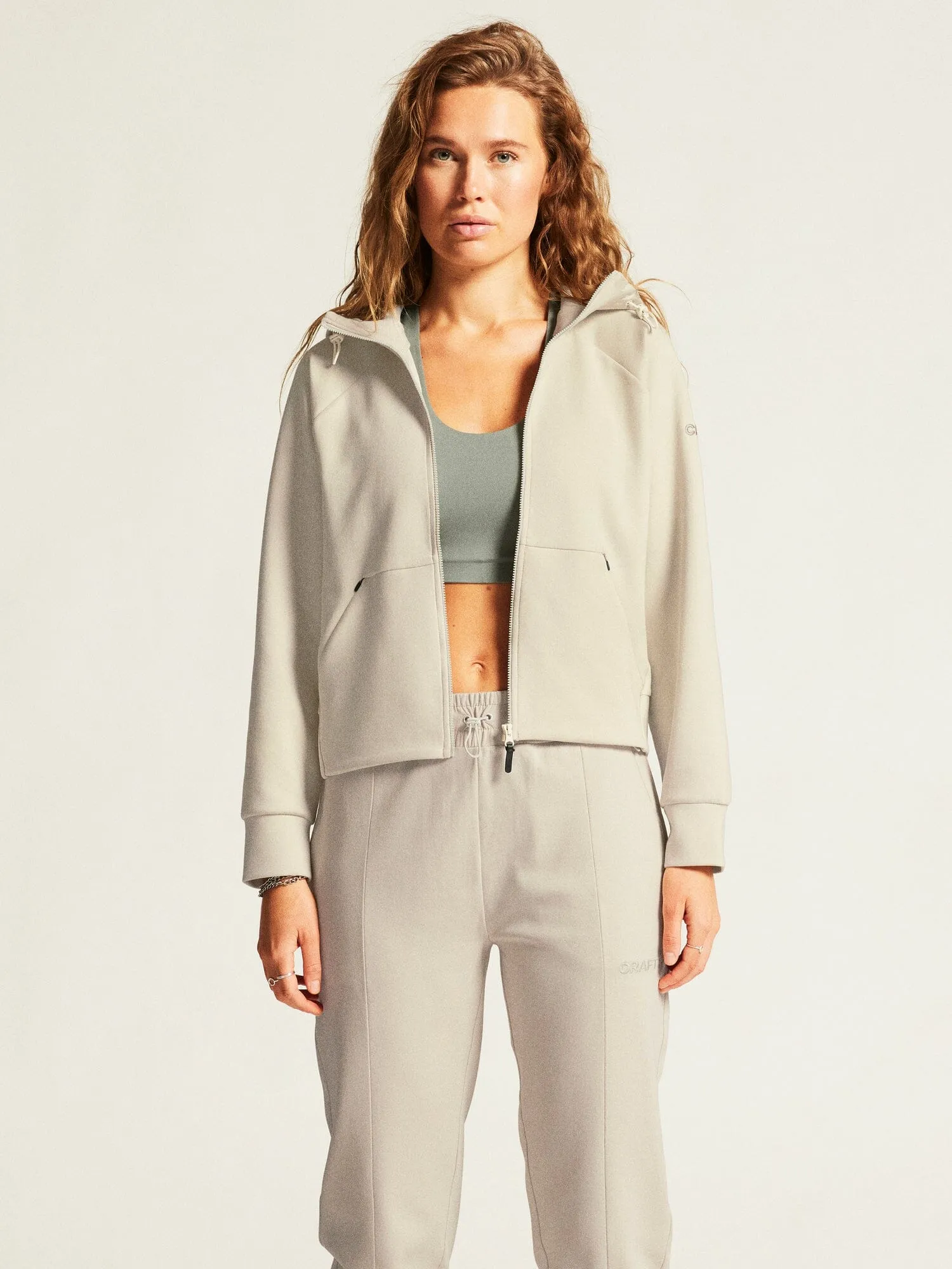 Women's Adv Join FZ Hoodie - Plaster sold by Craft Sportswear product image thumbnail 2
