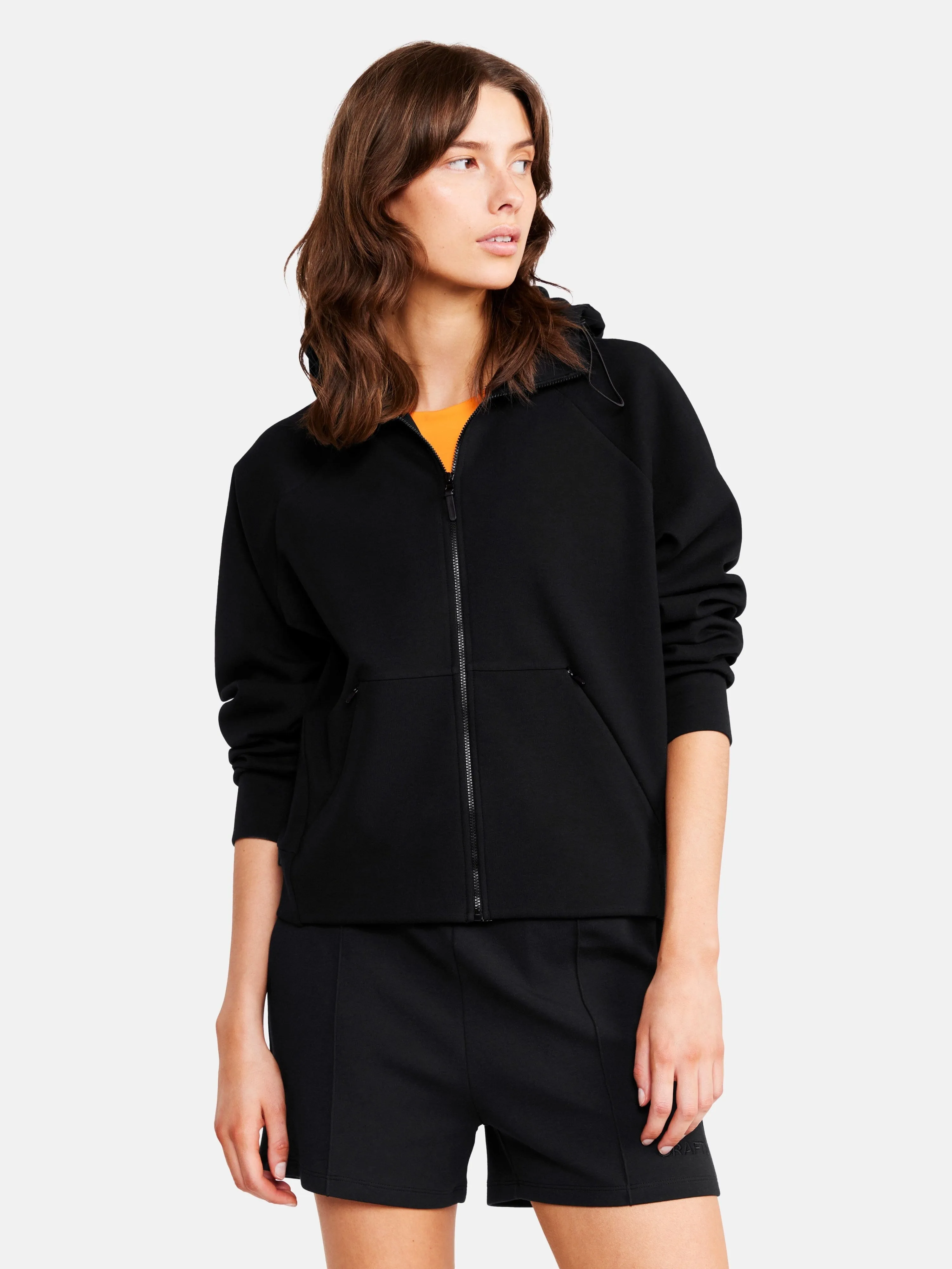 Women's Adv Join FZ Hoodie - Black sold by Craft Sportswear