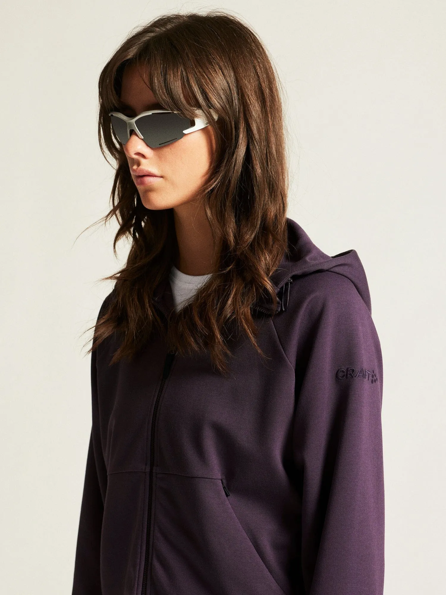 Women's Adv Join FZ Hoodie - DK PLUM sold by Craft Sportswear product image thumbnail 4