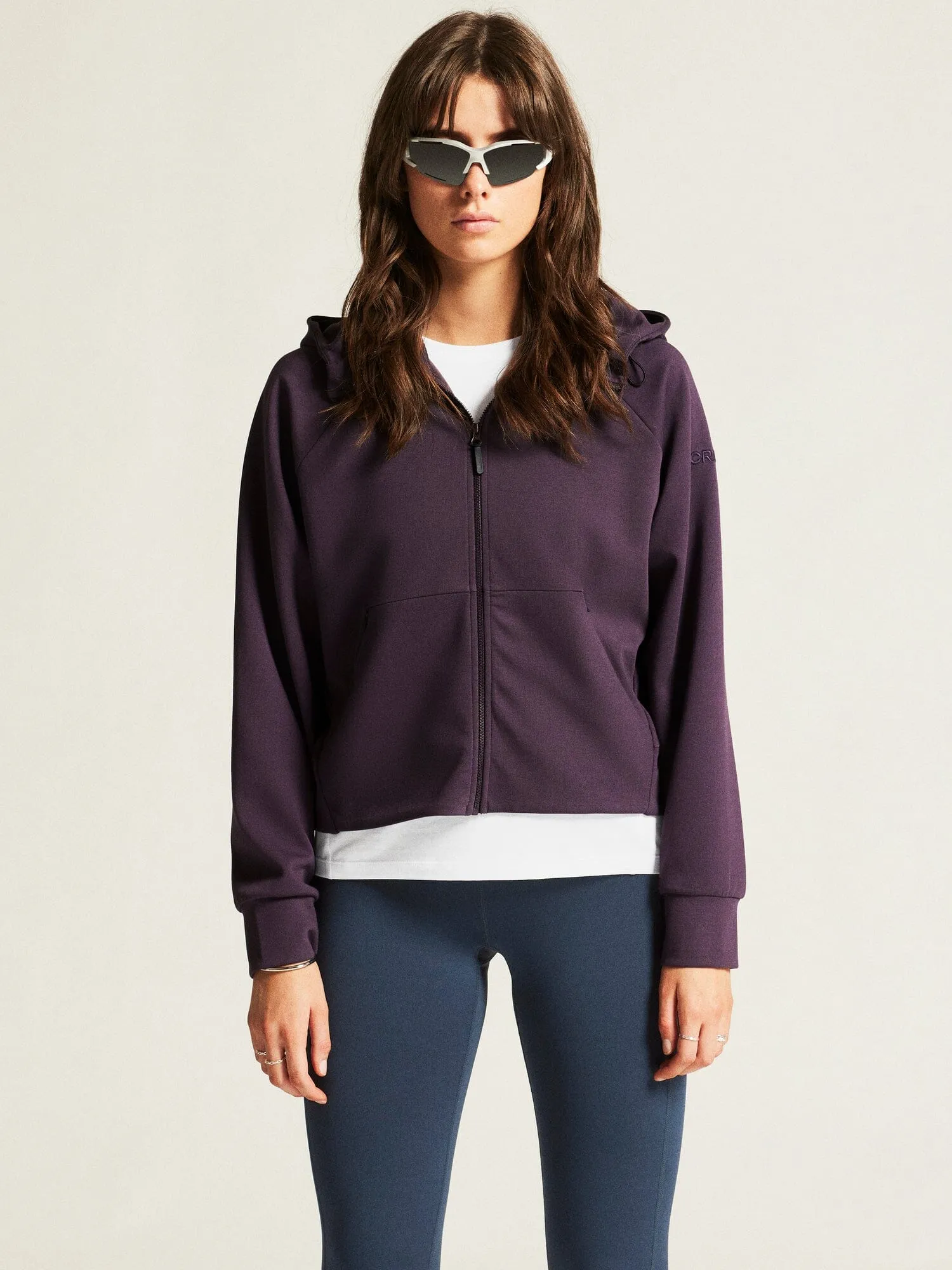 Women's Adv Join FZ Hoodie - DK PLUM sold by Craft Sportswear product image thumbnail 2