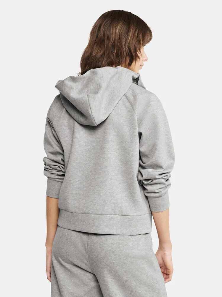 Women's Adv Join FZ Hoodie - GREY MELANGE sold by Craft Sportswear product image thumbnail 3