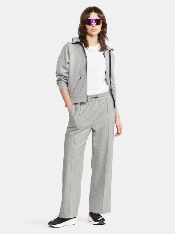 Women's Adv Join FZ Hoodie - GREY MELANGE made by Craft Sportswear