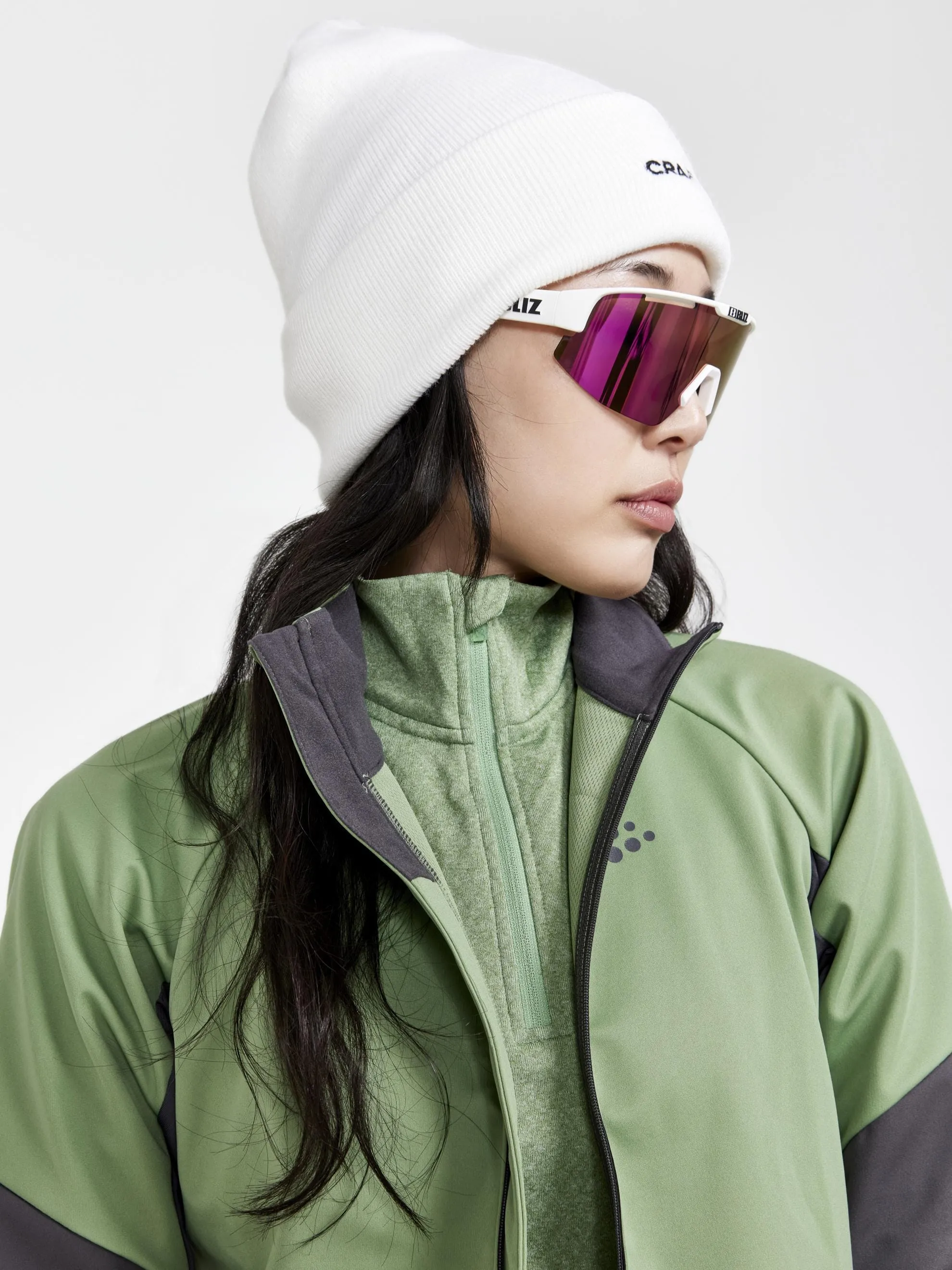 Women's Core Trim Thermal Midlayer - JADE-MELANGE sold by Craft Sportswear product image thumbnail 4