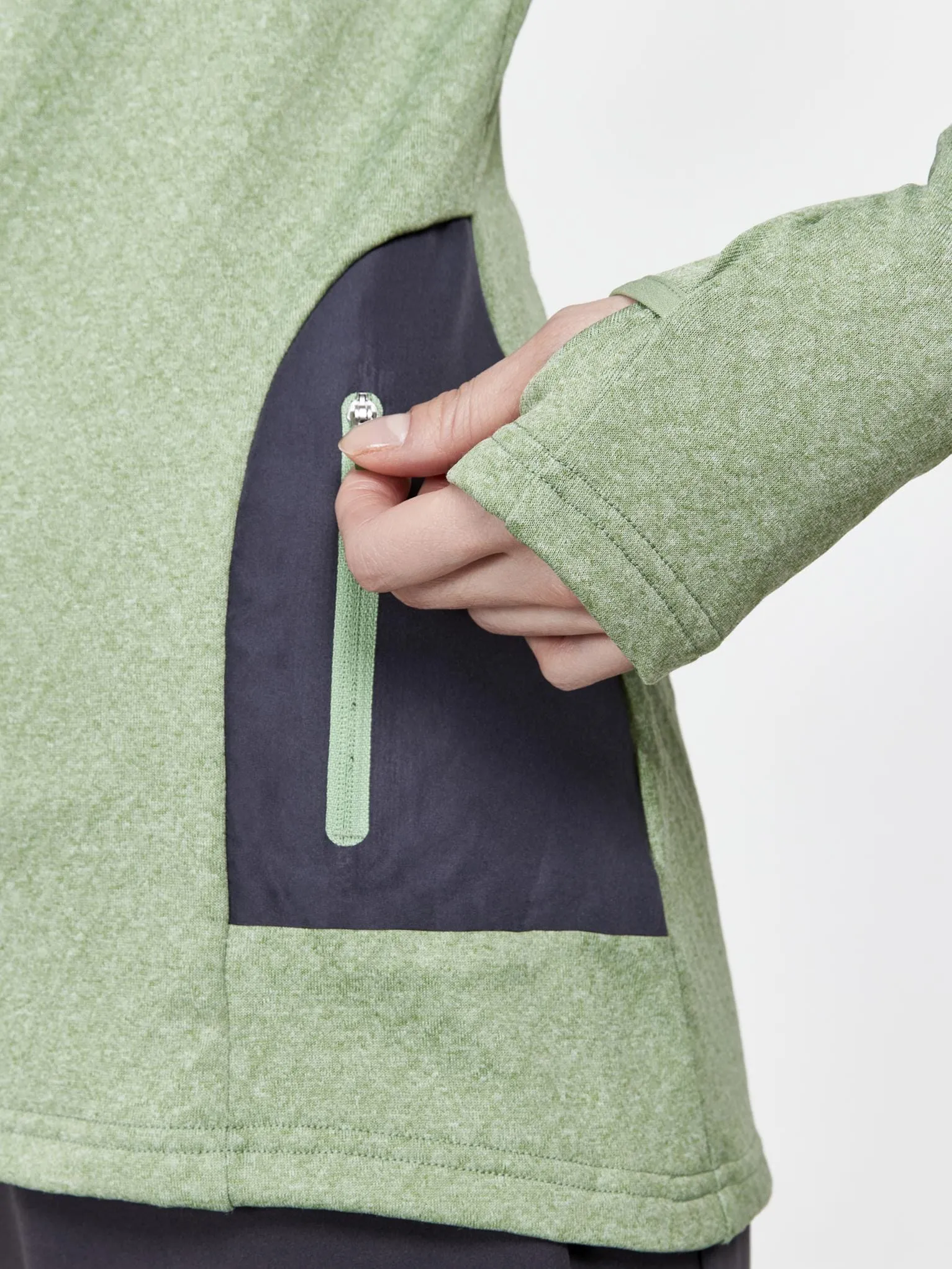 Women's Core Trim Thermal Midlayer - JADE-MELANGE sold by Craft Sportswear product image thumbnail 3